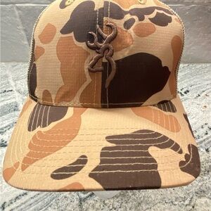 Browning Flexfit 110 Camouflage baseball mesh snapback hat cap